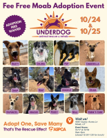 Fee Free Moab Adoption Event!