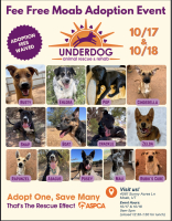 Fee Free Moab Adoption Event!